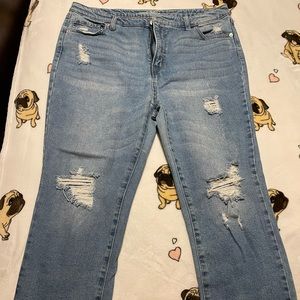 Wild Fable distressed cropped jeans